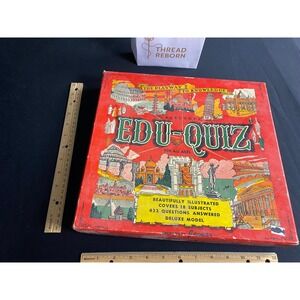 Vintage EDU QUIZ The Playway To Knowledge Educational Game For All‎ Ages